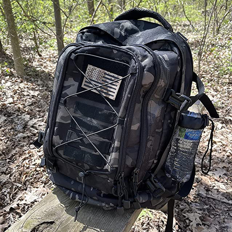 60L Military Tactical Backpack - Expandable Waterproof Rucksack for Camping, Hiking, Travel & Outdoor Adventures