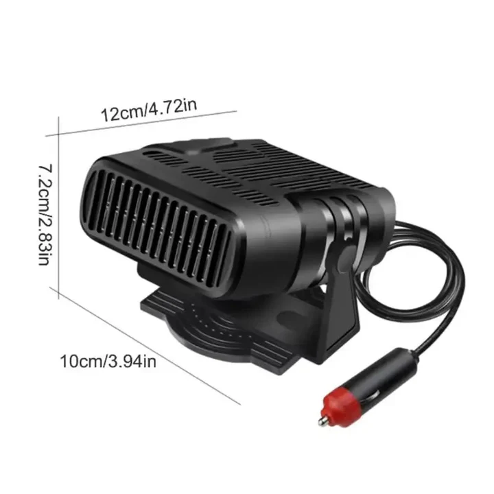 12V Portable Car Heater and Cooling Fan | Fast Heating & Cooling for Year-Round Comfort in Vehicles