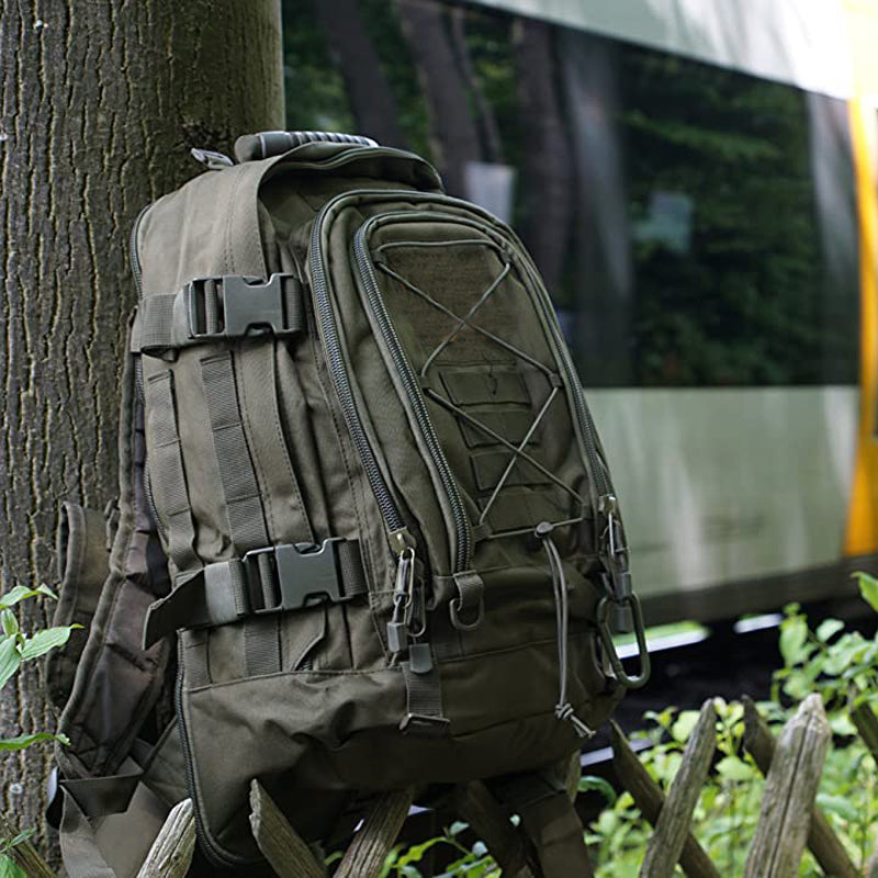 60L Military Tactical Backpack - Expandable Waterproof Rucksack for Camping, Hiking, Travel & Outdoor Adventures