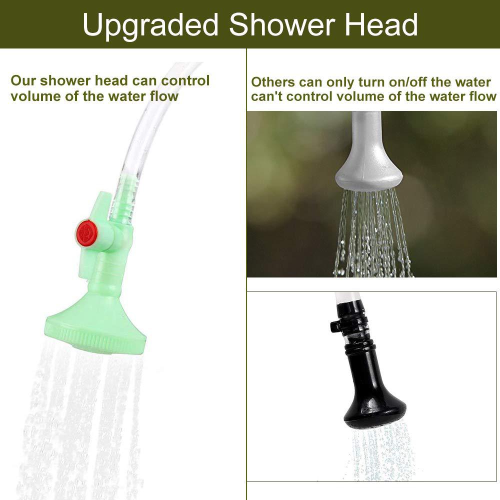 Portable Solar Shower Bag - Outdoor Camping Heating Shower for Hiking, Beach, and Travel Use
