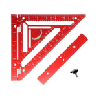 Innovative Rafter Square Tool | Durable Aerospace Aluminum, Smart Bubble Level & Fast Repetitive Markings for Carpenters and Metal Workers
