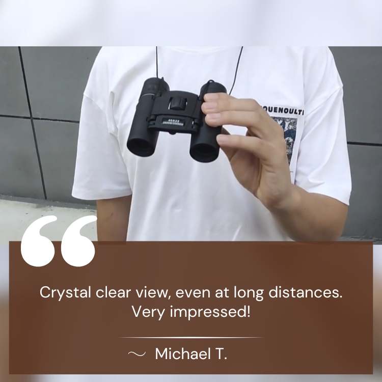 40x22 HD Long-Range Binoculars | Lightweight, Multi-Coated Lenses for Bird Watching, Wildlife & Stargazing Adventures