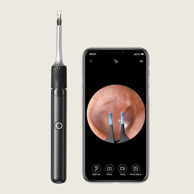 Ear Wax Removal Tool with Camera | 12MP HD Visual, Wi-Fi Connection & Safe for Adults and Kids
