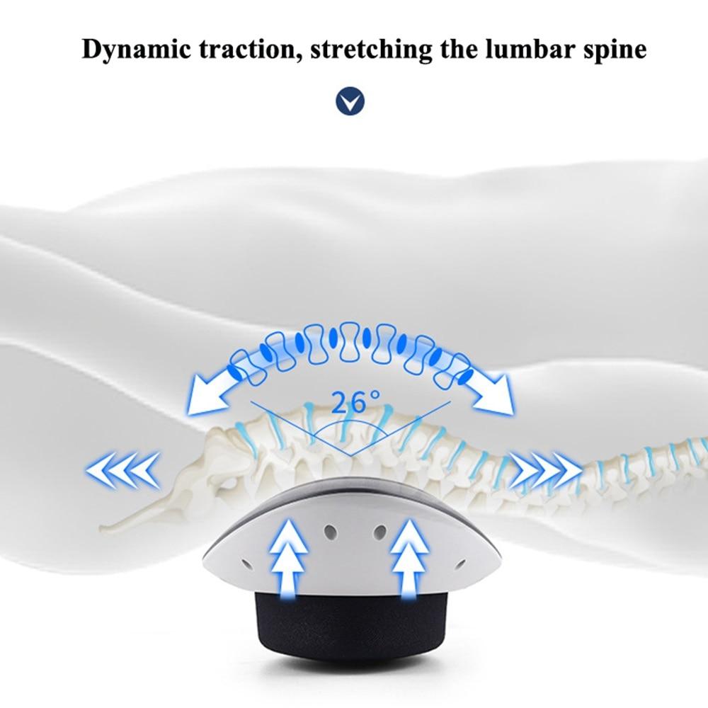 Electric Lumbar Traction Device for Back Pain Relief and Spinal Alignment Therapy at Home