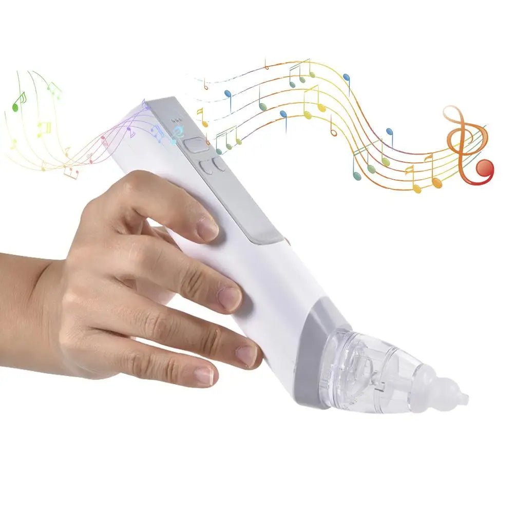 Electric Nasal Aspirator for Babies & Adults - Safe Hygienic Nose Cleaner & Blackhead Remover for Congestion Relief and Clear Breathing