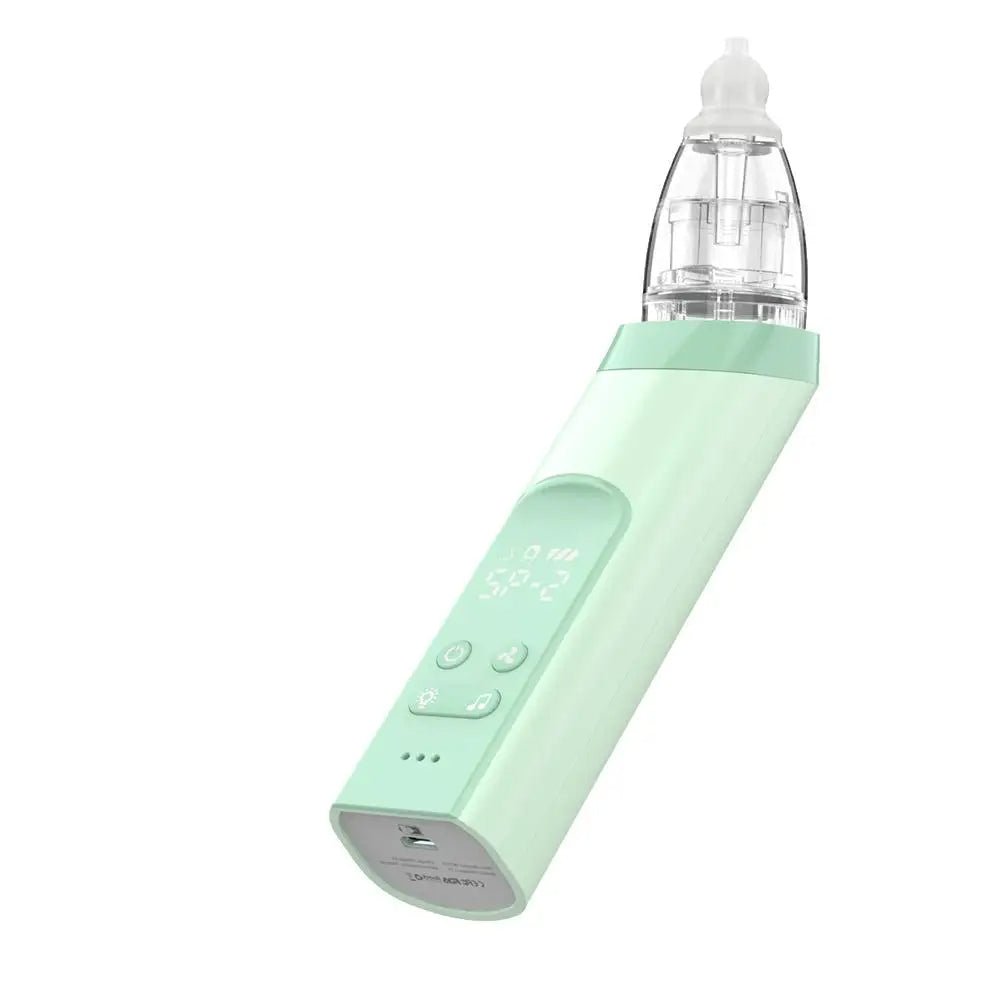 Electric Nasal Aspirator for Babies & Adults - Safe Hygienic Nose Cleaner & Blackhead Remover for Congestion Relief and Clear Breathing