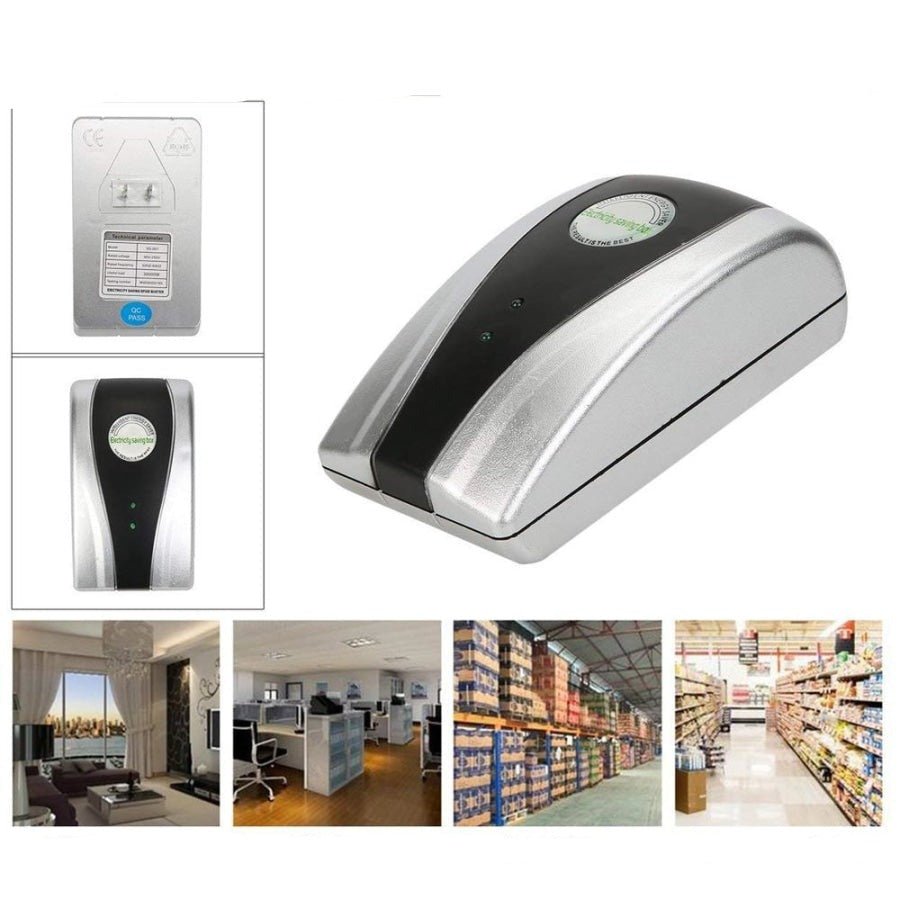 Electricity Energy Saver | Plug-In Device to Reduce Energy Waste & Lower Electric Bills for Home and Office
