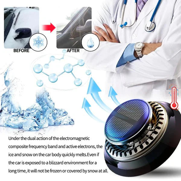 Electromagnetic Snow Removal Tool - Microwave Molecular Antifreeze Deicing Instrument for Vehicles & Equipment