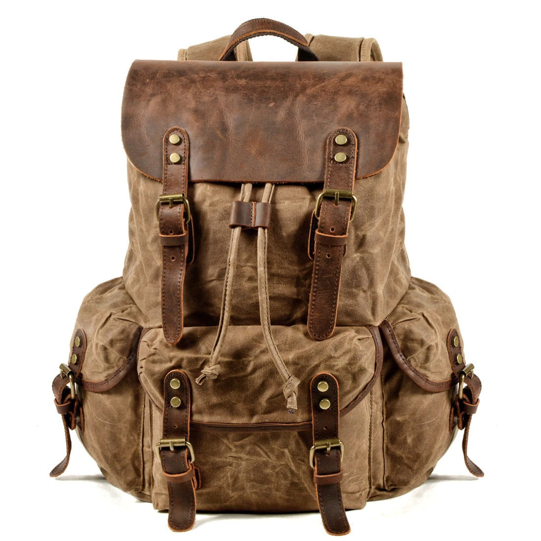 Crazy Horse Leather Backpack | Durable, Water-Resistant & Perfect for Work, Travel, or Everyday Use