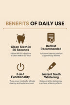 Sonic Automatic Toothbrush | Antibacterial Silicone Bristles & Hands-Free Cleaning for Effortless Oral Hygiene