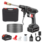 Portable Cordless Pressure Washer | 520 PSI High-Pressure, 6-in-1 Nozzle for Car & Home Cleaning
