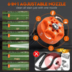 Portable Cordless Pressure Washer | 520 PSI High-Pressure, 6-in-1 Nozzle for Car & Home Cleaning
