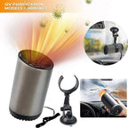 Fast Heating Cup Shape Car Air Blower | 360° Rotatable, Instant Warm Air for Cars, SUVs, RVs & Trucks