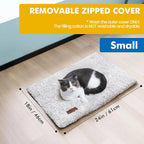 Self-Warming Cat Bed | Thermal Heated Mat for Indoor & Outdoor Comfort