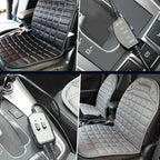 Heated Car Seat Cushion | Intelligent Temperature Control, Anti-Skid & Cozy Plush Fabric for Winter Driving