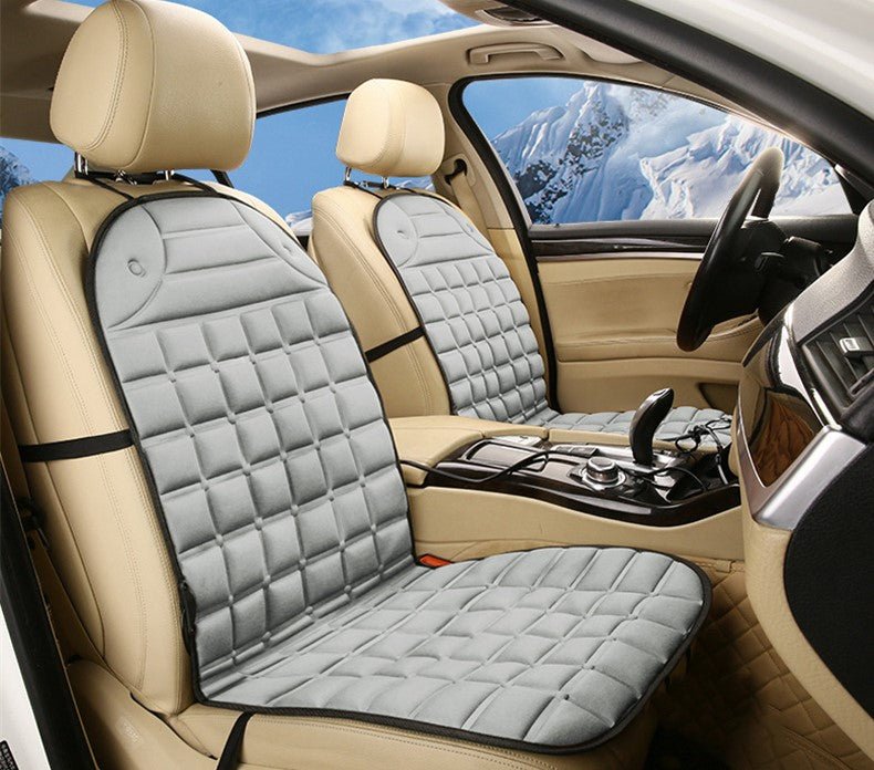 Heated Car Seat Cushion | Intelligent Temperature Control, Anti-Skid & Cozy Plush Fabric for Winter Driving