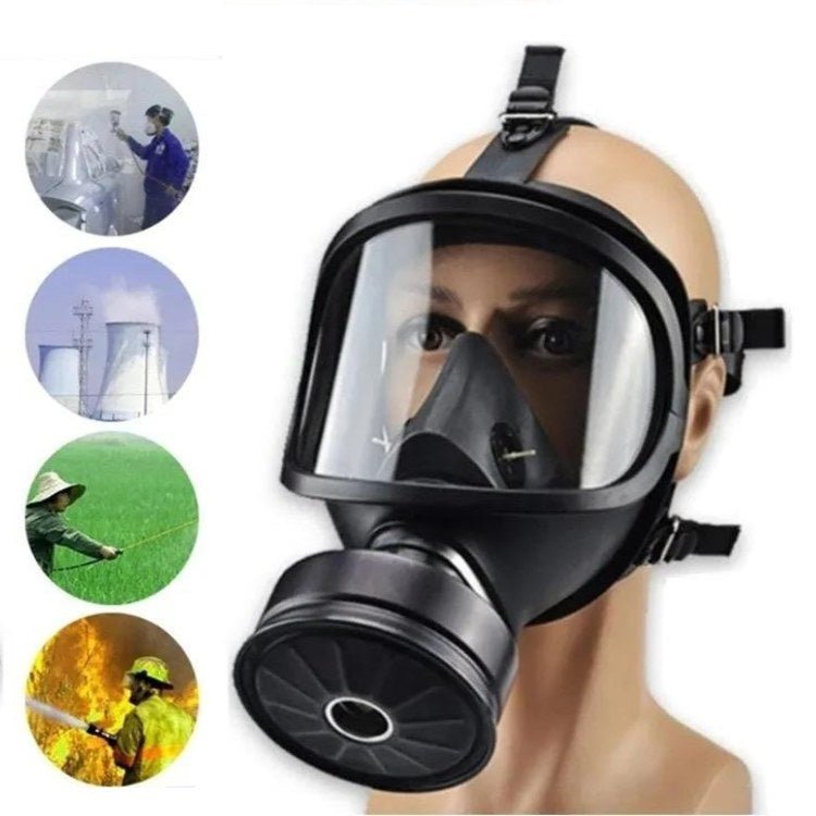 Multi-Filter NRBC Gas Mask | Built-In Hydration, Anti-Fog Visor & Designed for Tactical Operations