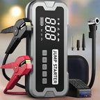 Portable 4-in-1 Jump Starter with Air Pump, Battery Booster, and USB Charger for Cars, Trucks, and Emergency Use