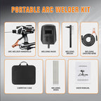 Handheld Welding Kit with 10 Welding Rods for DIY Repairs and Metal Fabrication
