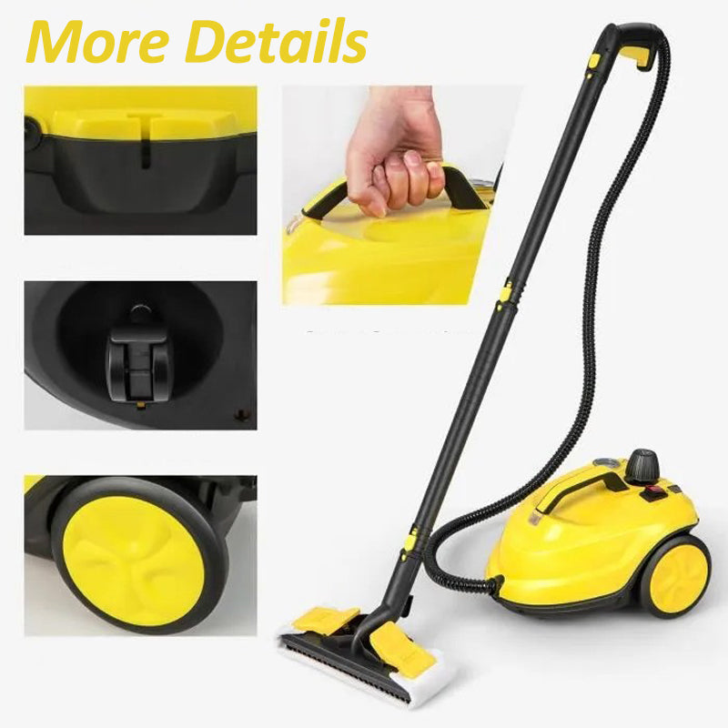 Steam Cleaner for Home & Car - Multi-Purpose High-Pressure Cleaning Machine with Attachments for Upholstery & Hard Surfaces