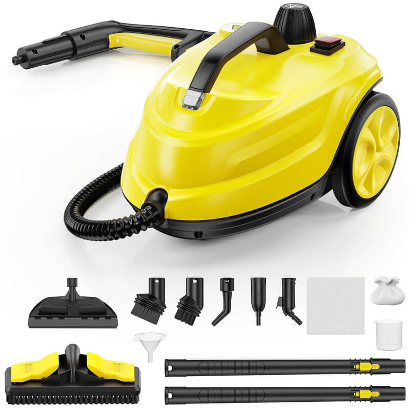 Steam Cleaner for Home & Car - Multi-Purpose High-Pressure Cleaning Machine with Attachments for Upholstery & Hard Surfaces