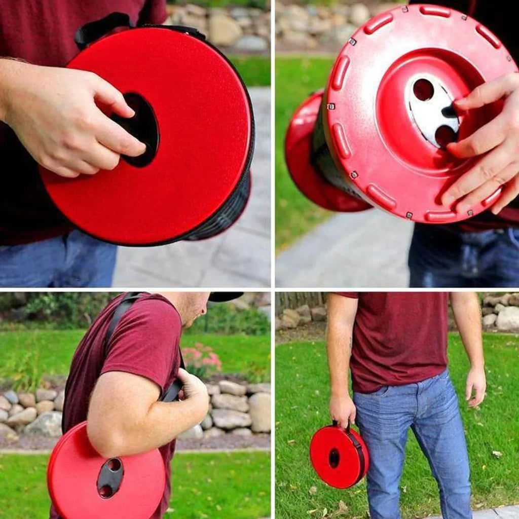Collapsible Camping Stool - Portable Folding Stool for Outdoor Activities, Hiking, Fishing, and Travel