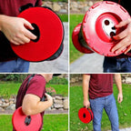 Collapsible Camping Stool - Portable Folding Stool for Outdoor Activities, Hiking, Fishing, and Travel