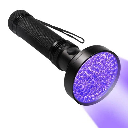 UV Flashlight for Bed Bug Detection | 100 LED, Wide Beam & Ideal for Home Inspections and Travel