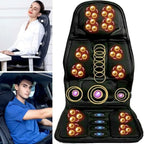8-Mode Heated Massage Chair Pad | Customizable Relief for Back, Neck & Shoulders at Home or in Car