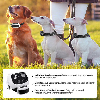 Wireless Dog Fence System -  Waterproof Training Collar | Keep Your Dog Safe with Smart Boundary Control