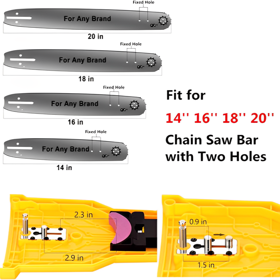 Chainsaw Teeth Sharpener | Easy-to-Use, Rust-Proof Alloy for Efficient Cutting on Wood and Logs