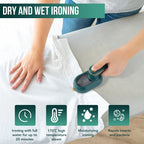 Mini Portable Travel Steam Iron | Fast-Heating, Lightweight & Ideal for Quick Wrinkle Removal at Home or on the Go