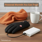 Heated Gloves for Men & Women | Waterproof, Touchscreen & Ideal for Skiing, Cycling & Winter Activities