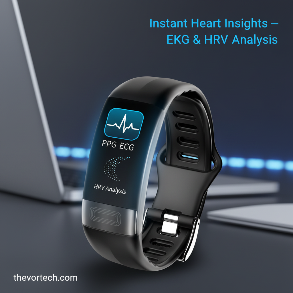 Intelligent Blood Pressure Monitor Smartwatch | EKG, Heart Rate & Sleep Tracker for Women, Waterproof & Comfortable