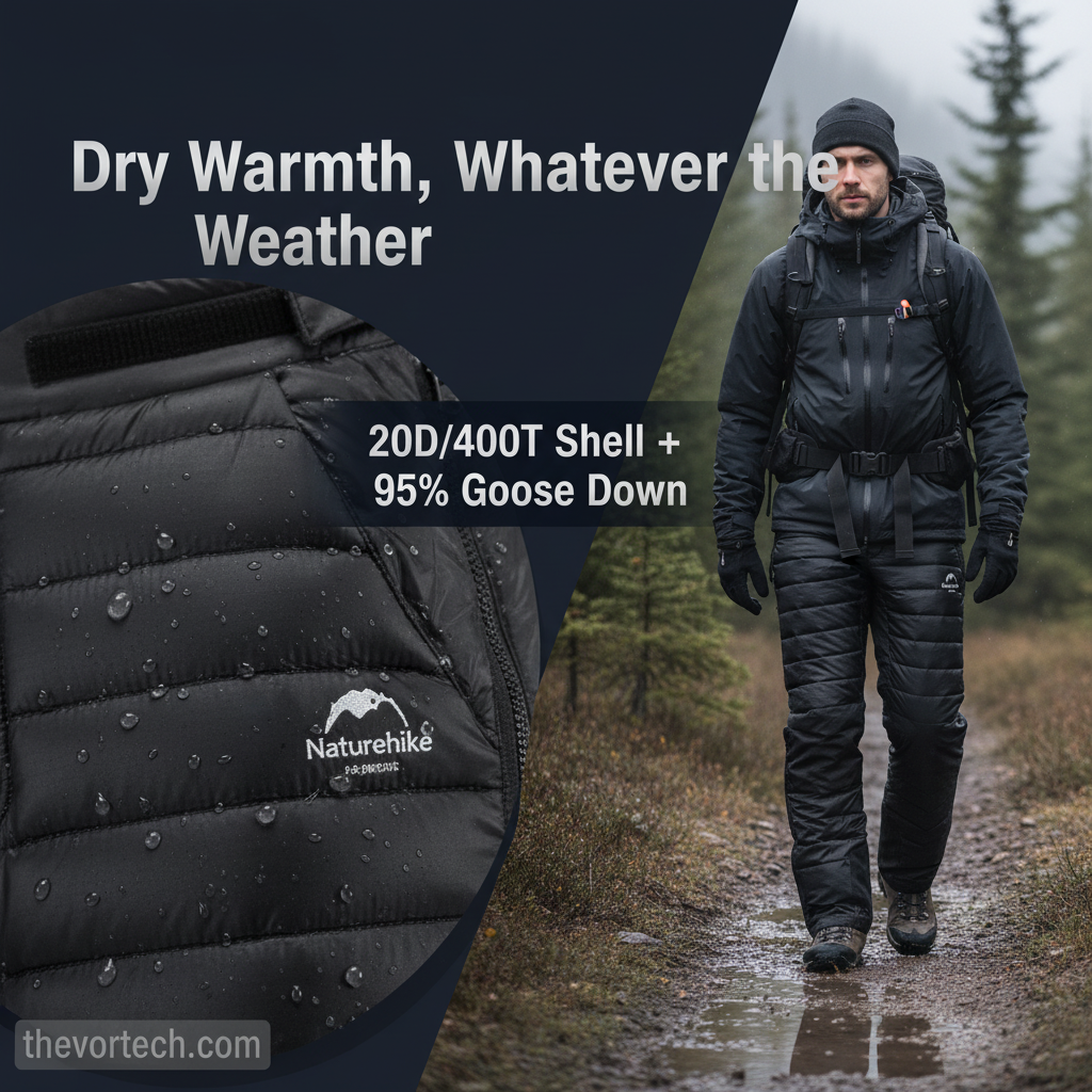Outdoor Thermal Goose Down Pants | Lightweight, Windproof & Ideal for Skiing, Snowboarding, and Cold Weather Adventures
