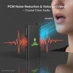 Voice Activated Mini Voice Recorder - Portable Digital Audio Recorder for Meetings, Lectures, and Interviews