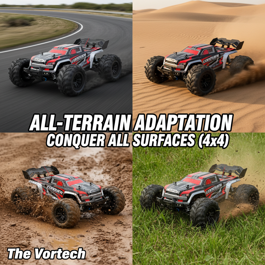 High-Speed Remote Control Car for Adults – 4x4 Off-Road | 43 MPH Pro Performance