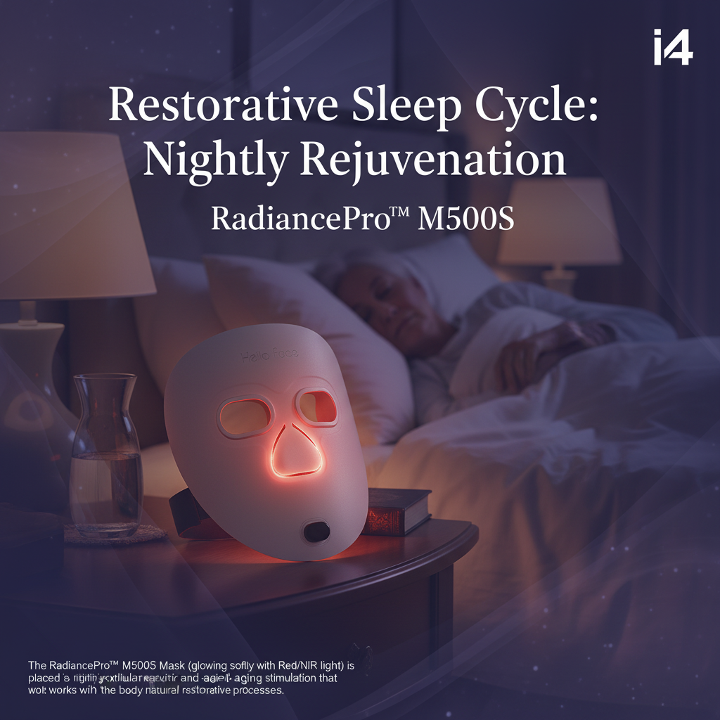 Ultra-Light 120g LED Phototherapy Mask | Deep Wrinkle Support for Aging Skin & Elderly Users