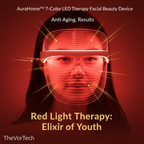 Flexible Silicone LED Therapy Mask | Super-Light Full-Face Rejuvenation | 216-LED Photon System