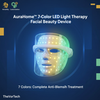 Flexible Silicone LED Therapy Mask | Super-Light Full-Face Rejuvenation | 216-LED Photon System