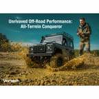 Pro 4WD RC Off-Road Truck | 5.4 MPH Crawler Performance | Large 1:12 Remote Control Truck for Terrain