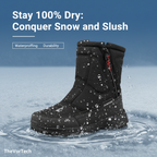 Men's Waterproof Insulated Snow Boots | Comfortable, Warm & Ideal for Outdoor Winter Activities