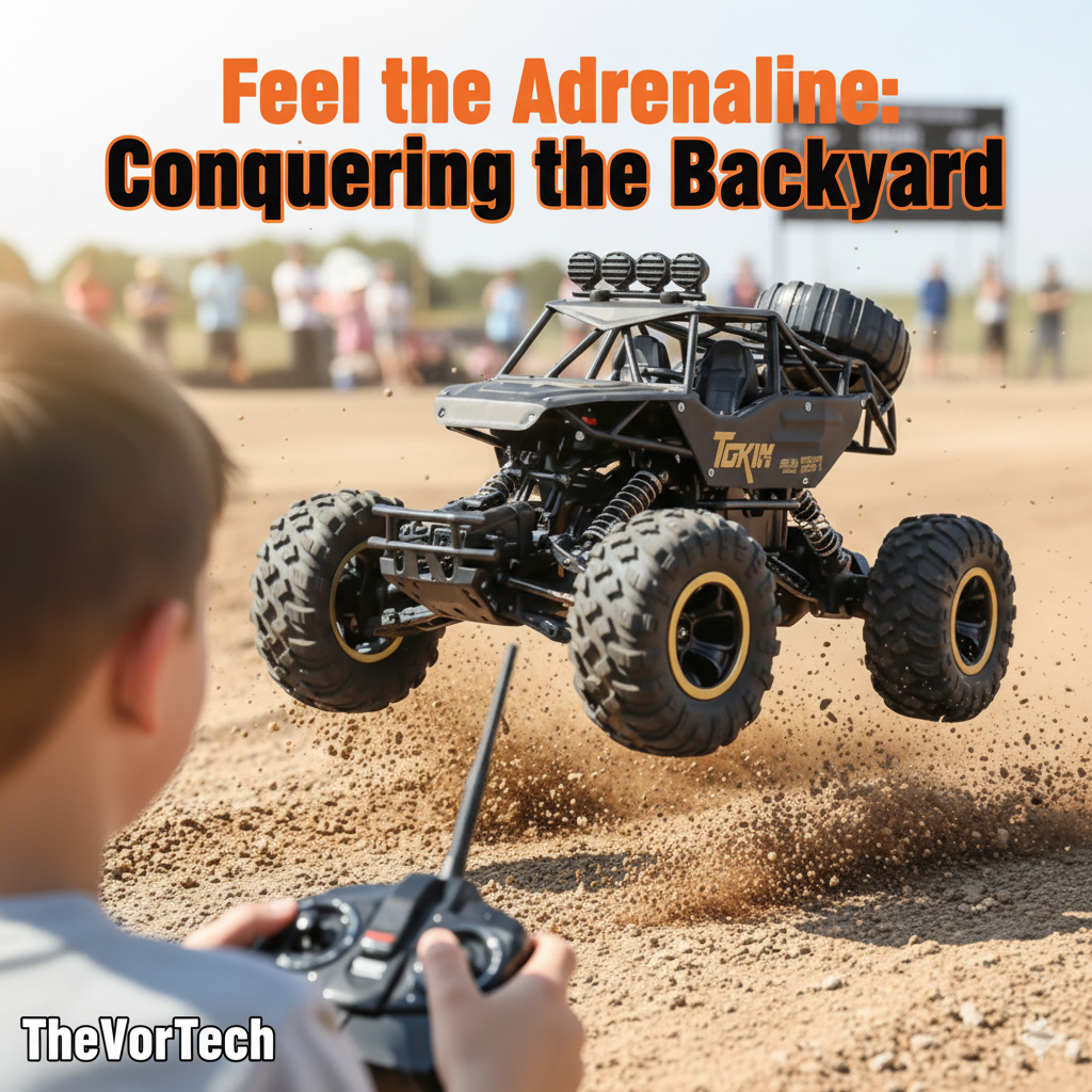 1:12 Scale Remote Control Truck for Kids | Large 4WD Off Road RC Car