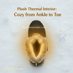 Women’s Waterproof Slip-On Snow Boots | Anti-Slip TPR Traction with Thermal Plush Lining and All-Terrain Wedge Support