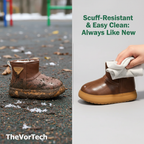 Kids’ Minimalist Waterproof Snow Boots | Ultra-Warm Thermal Plush Lining with Easy-Zip Closure and Anti-Slip EVA Sole