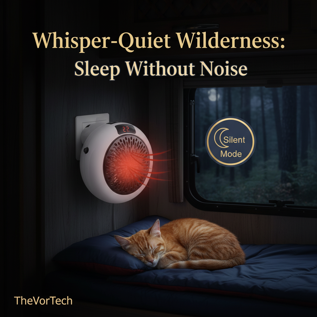 Mini RV Wall-Mounted Heater | Portable 3-Second Rapid Ceramic Heat with Remote Control and Energy-Efficient Silent Operation