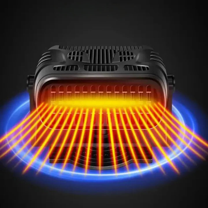 12V Portable Car Heater and Cooling Fan | Fast Heating & Cooling for Year-Round Comfort in Vehicles
