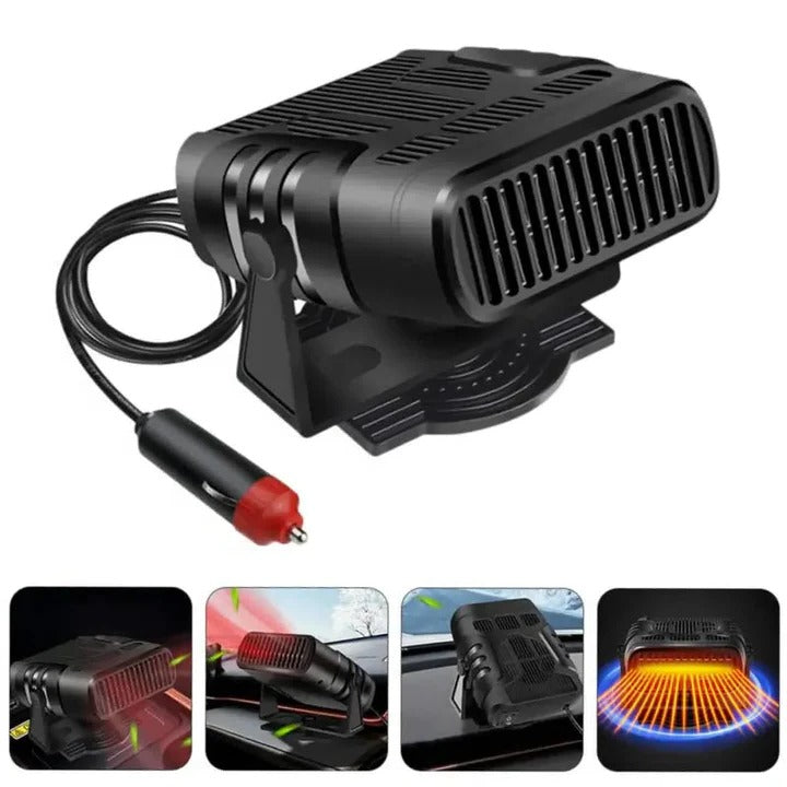 12V Portable Car Heater and Cooling Fan | Fast Heating & Cooling for Year-Round Comfort in Vehicles