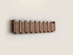 Handmade Wooden Coat Rack | Magnetic Folding Hooks, Durable Beech & Walnut Options for Entryway Storage