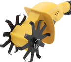 Electric Cordless Tiller Cultivator for Gardening and Soil Preparation - Lightweight, Battery-Powered Tool for Easy Weeding and Aeration